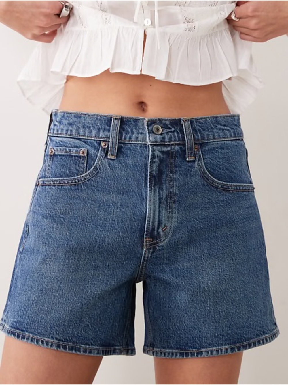 Abercrombie & Fitch High Rise Dad Shorts